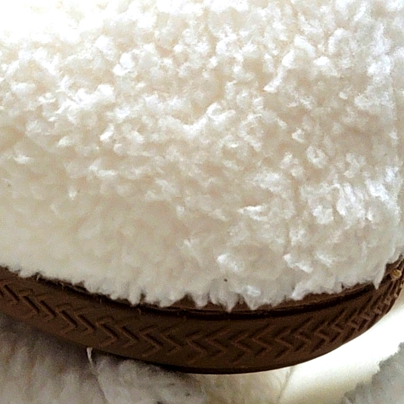 NWT Dearfoams Indoor Outdoor Memory Foam Slippers Size 9 - 10 - Picture 6 of 13